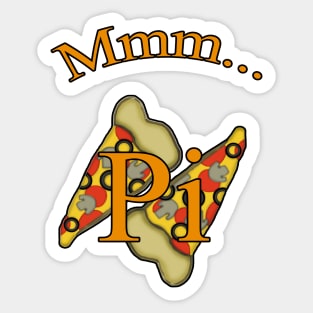 Mmm...Pi Sticker